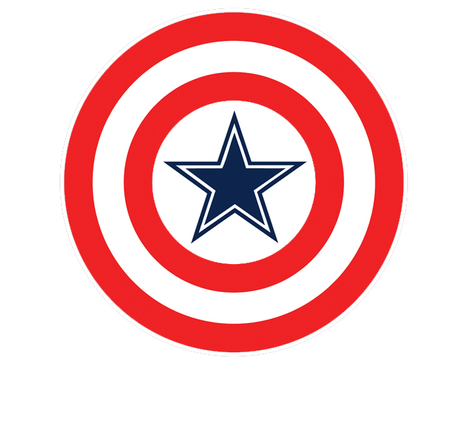 Dallas Cowboys Captains Logo iron on transfers